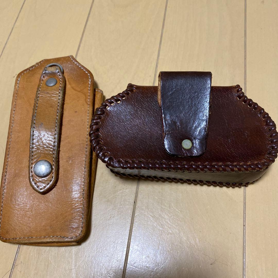 Harley Davidson レザーケース 2点セット ガラケー