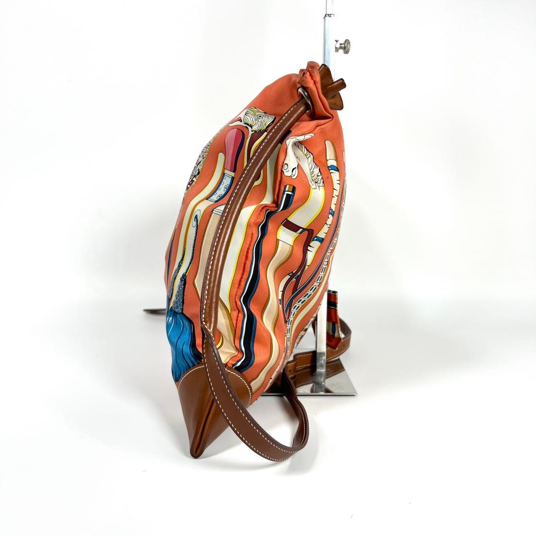 【良品】HERMES（エルメス） ショルダーバッグ シルキーシティPM ステッキ