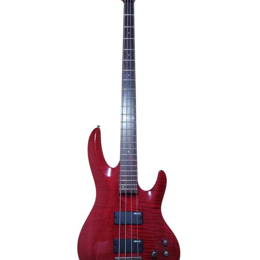 エレキベース レッド 24フレット LTD B-154DX