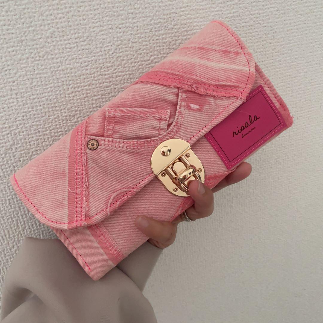 デニム リメイク ウォレット 長財布