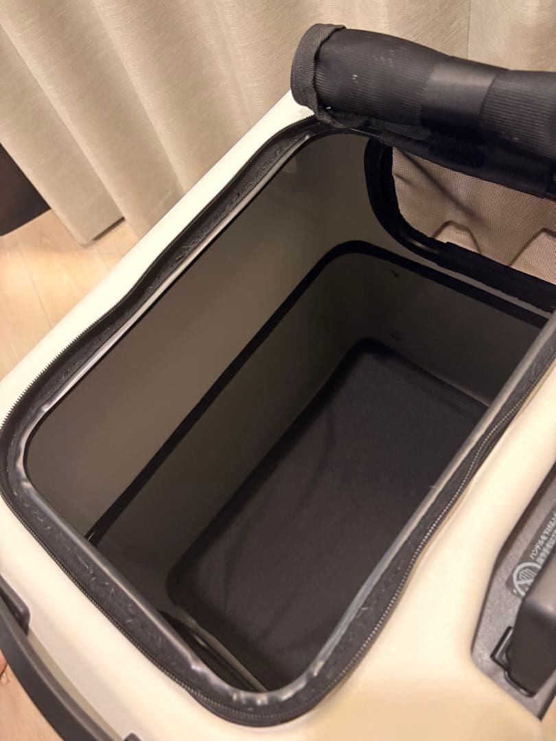 ペットキャリー ico Lサイズ PETICO ペチコ サンドグレー×ホワイト