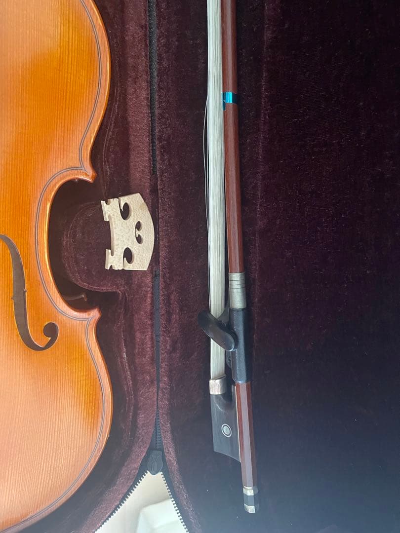 【バイオリン1/2】バイオリン 4弦 本体子供用（小学3-4年生程度）