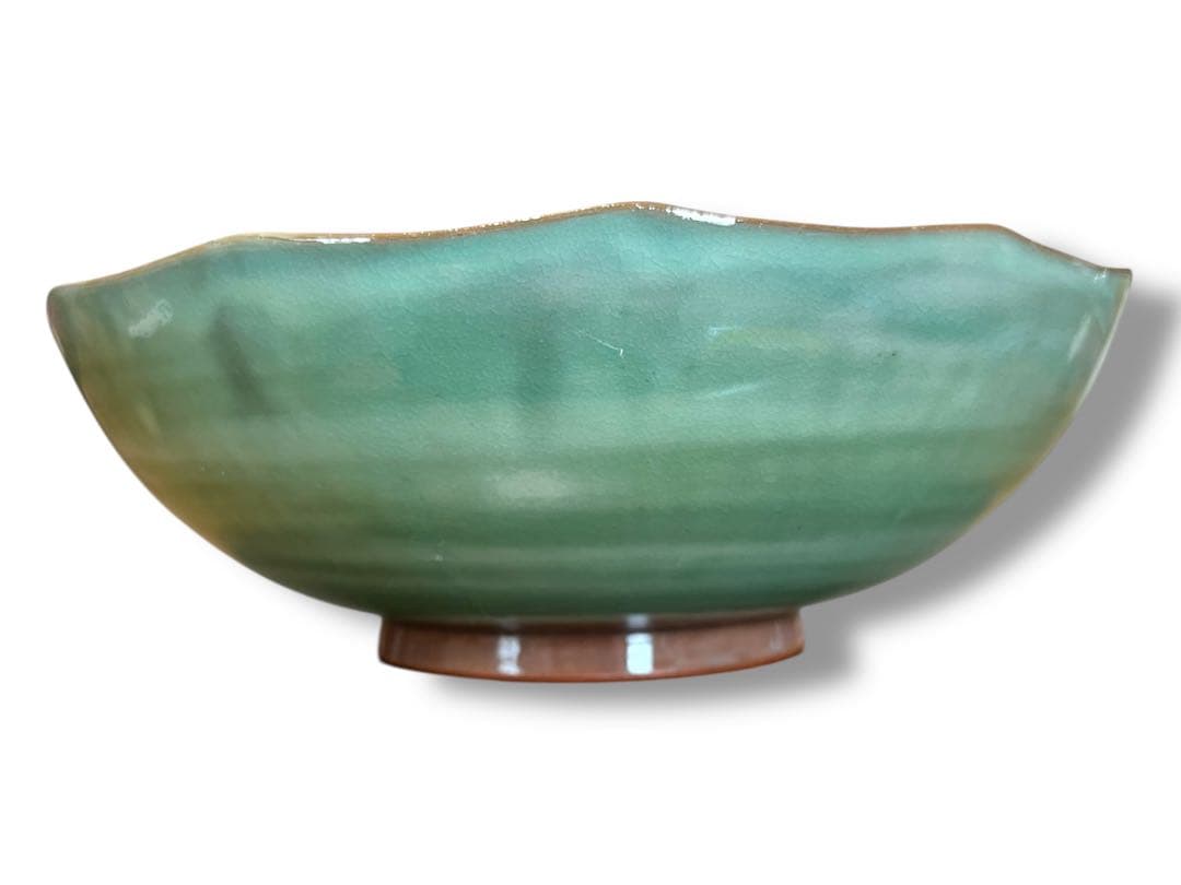 《美品＆レア》 京焼 清水焼 土渕陶あん 紫陽花 アジサイ 大皿