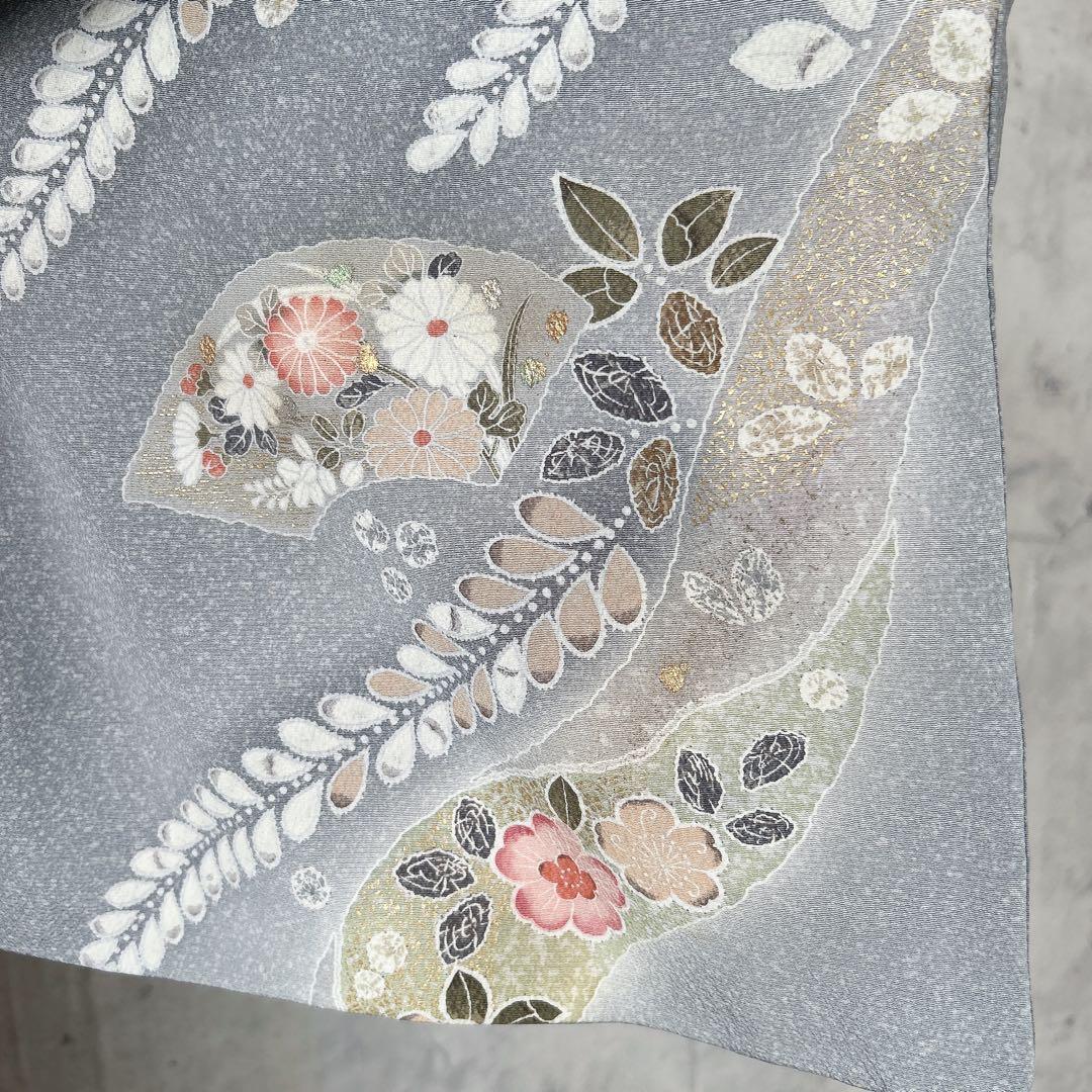 訪問着フルセット　辻ヶ花　着物　正絹　水色　華やか　入学式　卒業式