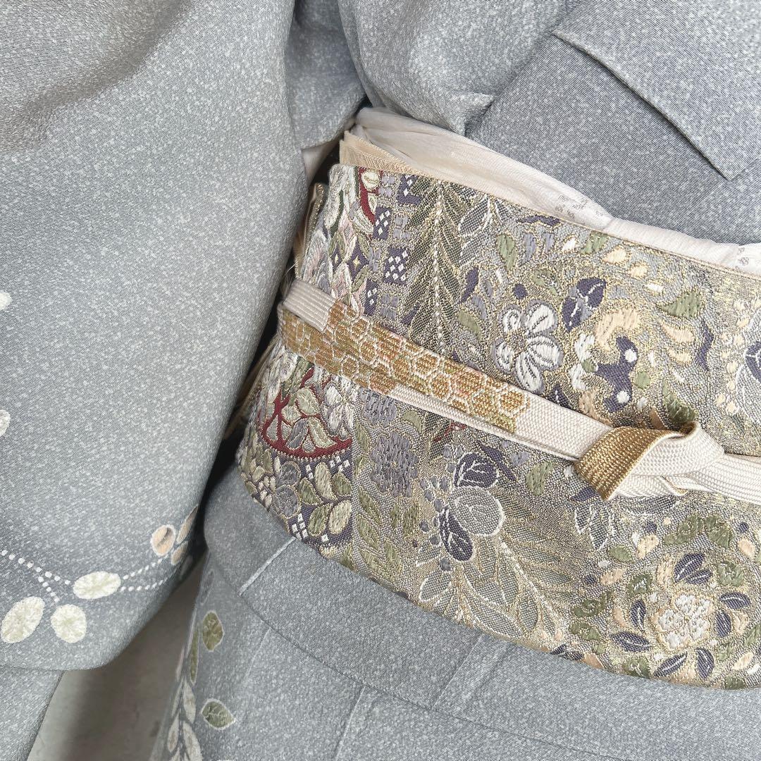 訪問着フルセット　辻ヶ花　着物　正絹　水色　華やか　入学式　卒業式