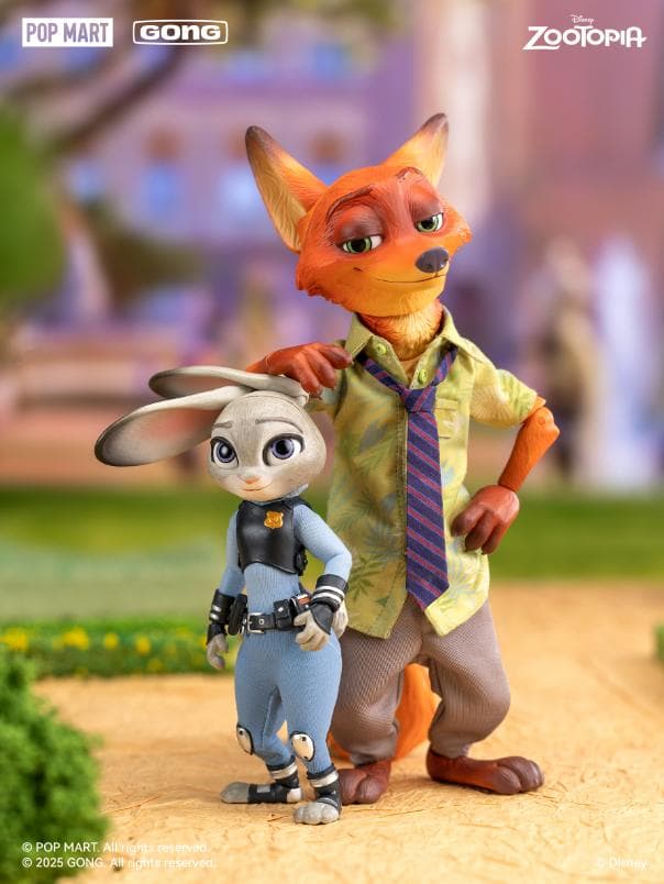 【GONG Studio】新品 正規品 ズートピア ニック＆ジュディ フィギュア