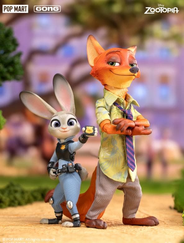 【GONG Studio】新品 正規品 ズートピア ニック＆ジュディ フィギュア