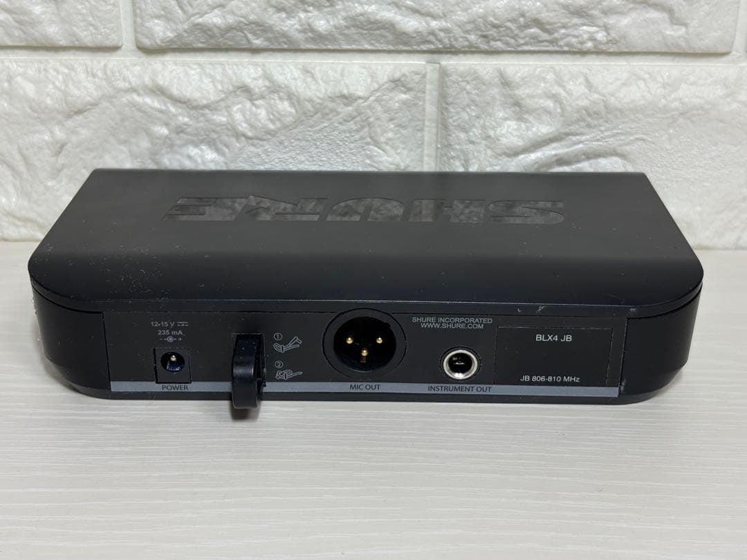 ShureBLX24JB 受信機Shure BLX2 JB B帯ワイヤレスマイク