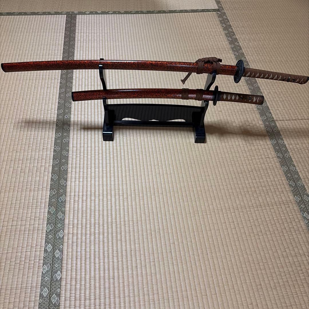 日本刀 2本セット 菱形柄