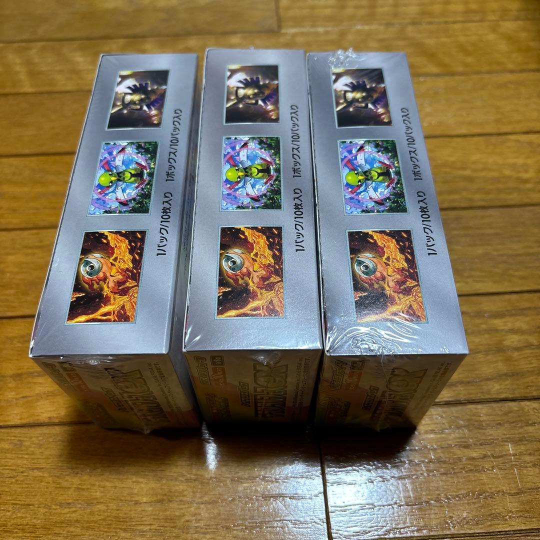 ポケモンカー　テラスタルフェスex3BOXシュリンク付き