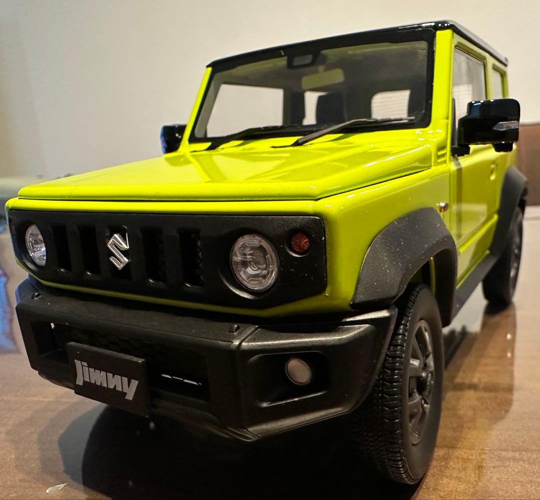 スズキ ジムニー ミニカー ライムグリーン1/18