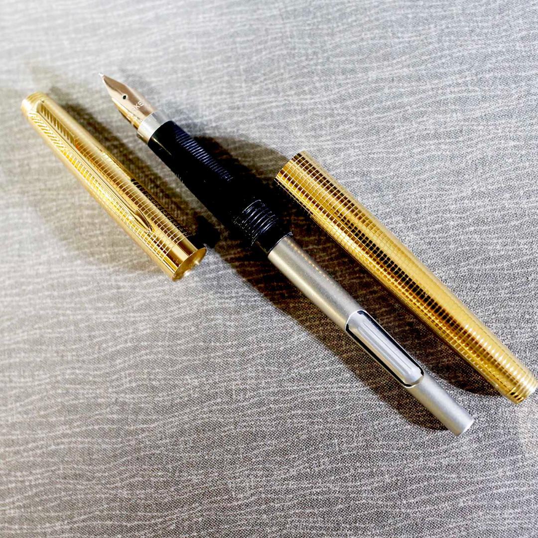 【極美品 送料込み】パーカー 万年筆 ７５ ゴールドフィルド 金張り