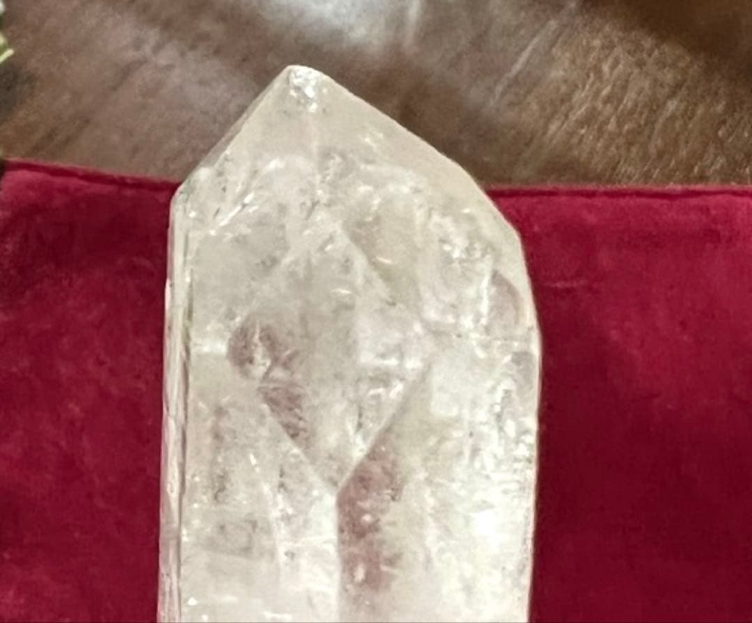 【希少】マスタークリスタル ウィンドウ　水晶ツインポイント