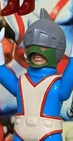 シルバー仮面　面取れソフビ 25cm