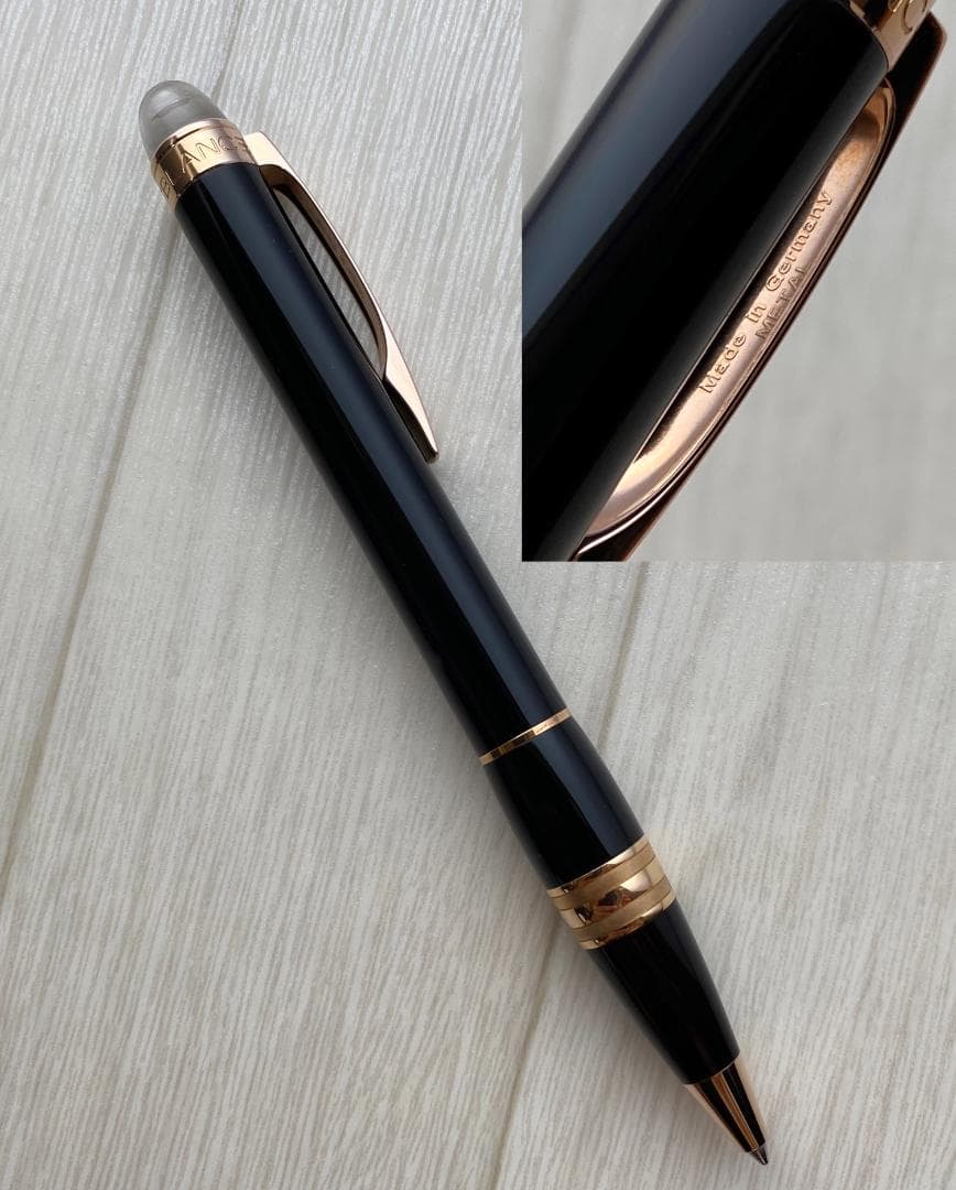 美品 モンブラン スターウォーカー レッドゴールド ボールペン ドイツ製