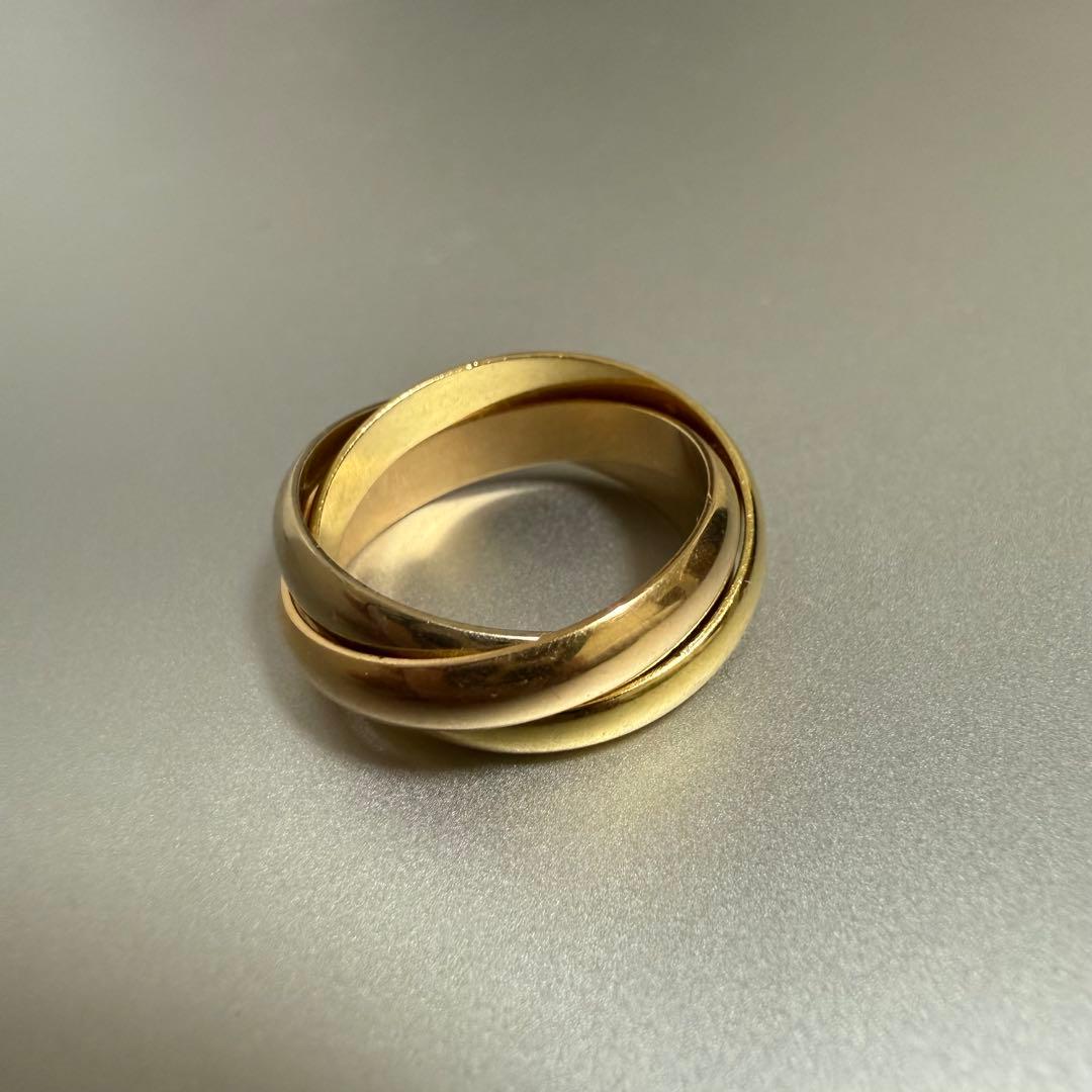 【1/4限定価格】カルティエ トリニティ クラシック リング 53