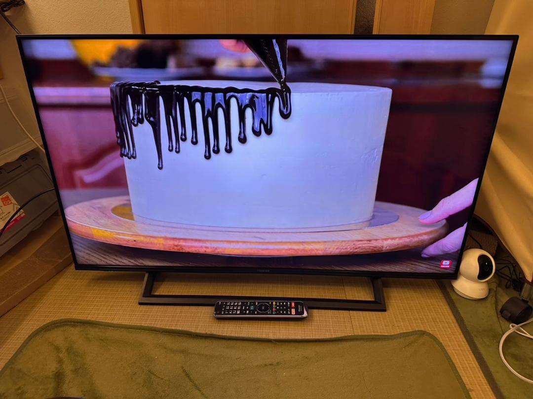 美品！ハイセンス hisense 43型　4Kテレビ 43E6800　19年製