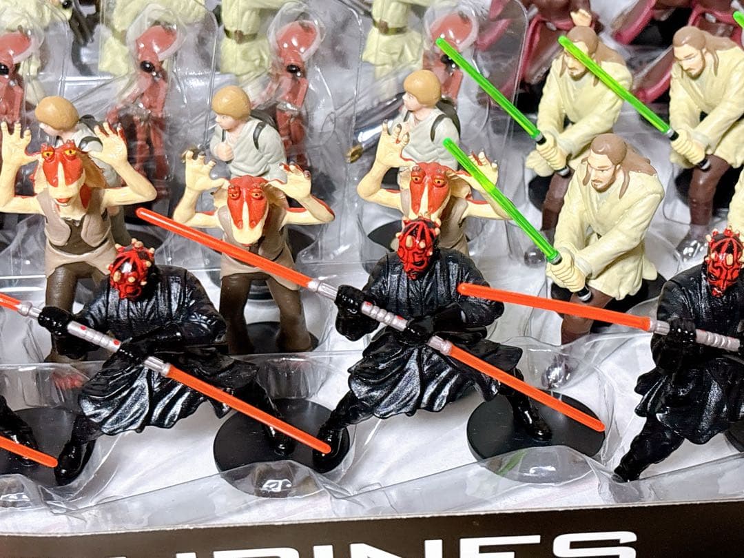 スターウォーズ エピソード1 フィギュア8種×6セット　店頭ディスプレイボックス