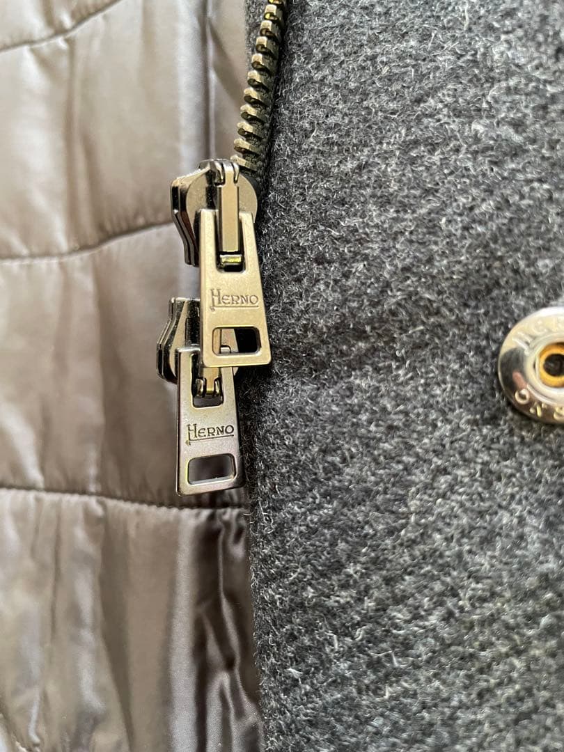 HERNO ヘルノウールスタンドカラーコート