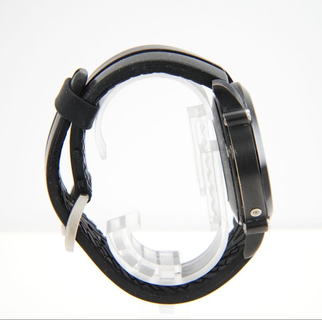 ポルシェデザイン クロノグラフ 黒文字盤 自動巻き ラバーベルト メンズ 腕時計