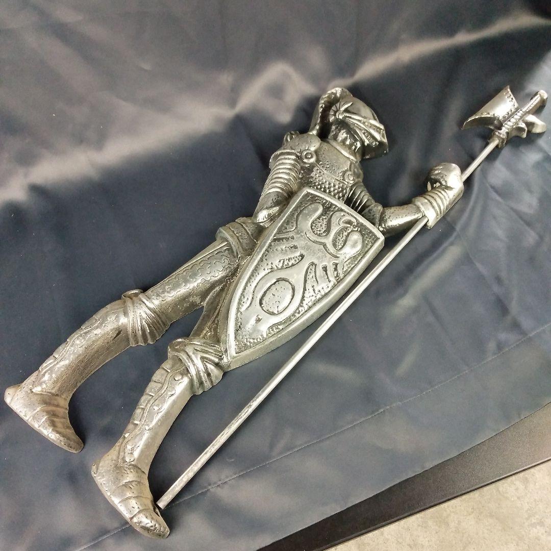 西洋騎士 アンティーク 店内装飾 壁掛け ディスプレイ 鋳物