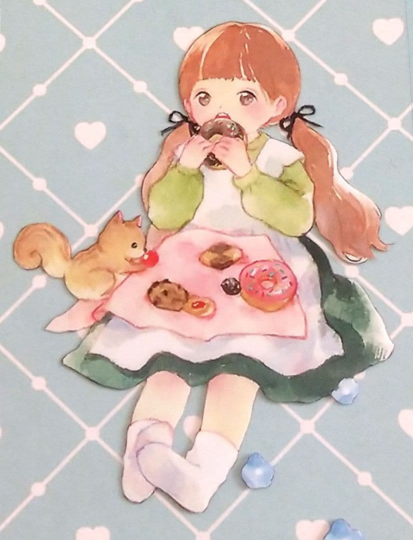 SALE✩J783▶森系萌妹(PET)欣甜切り売り海外人物マステ女の子苜暖