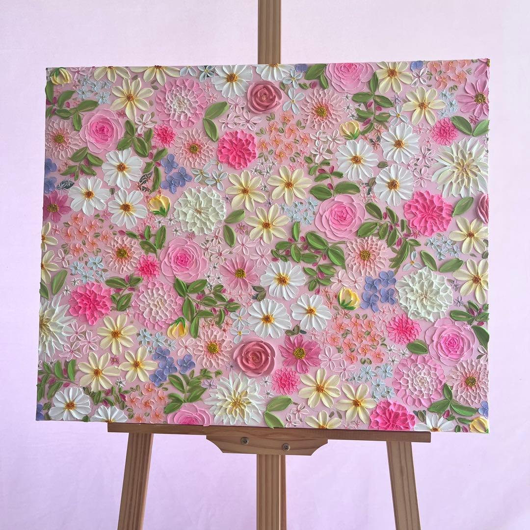 アートパネル 大型キャンバス 壁掛けアート 花の絵 花柄 ボタニカル 花図鑑 花