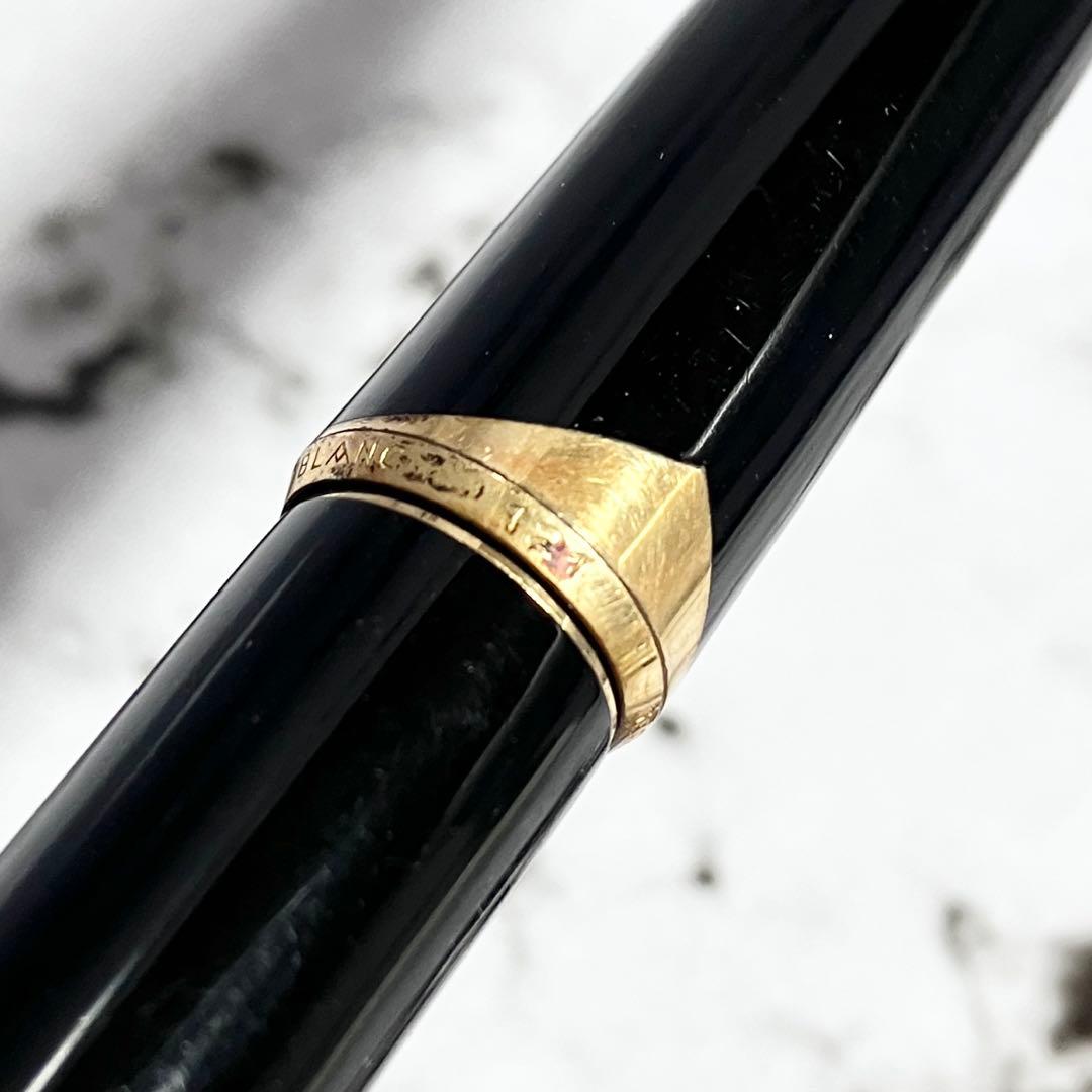 モンブラン 万年筆 121 ペン先 750 18K ブラック ホワイトスター