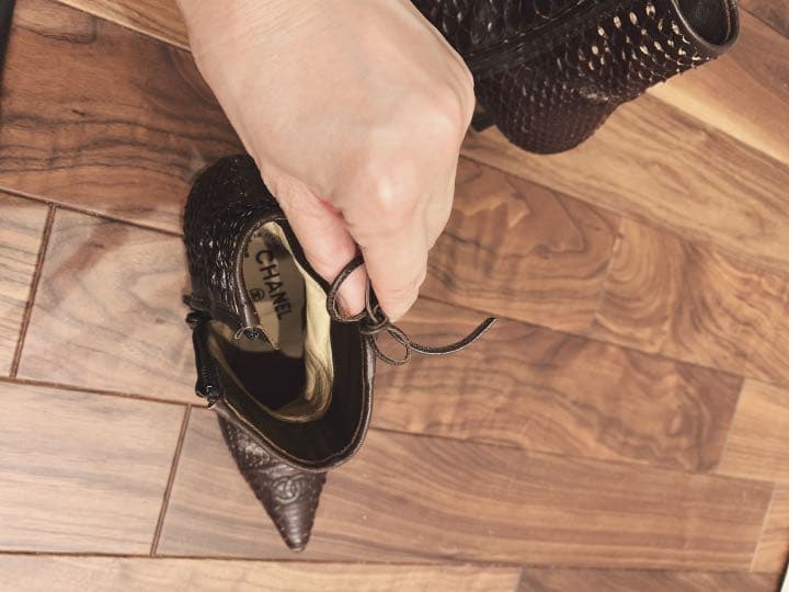 CHANEL シャネル ショートブーツ