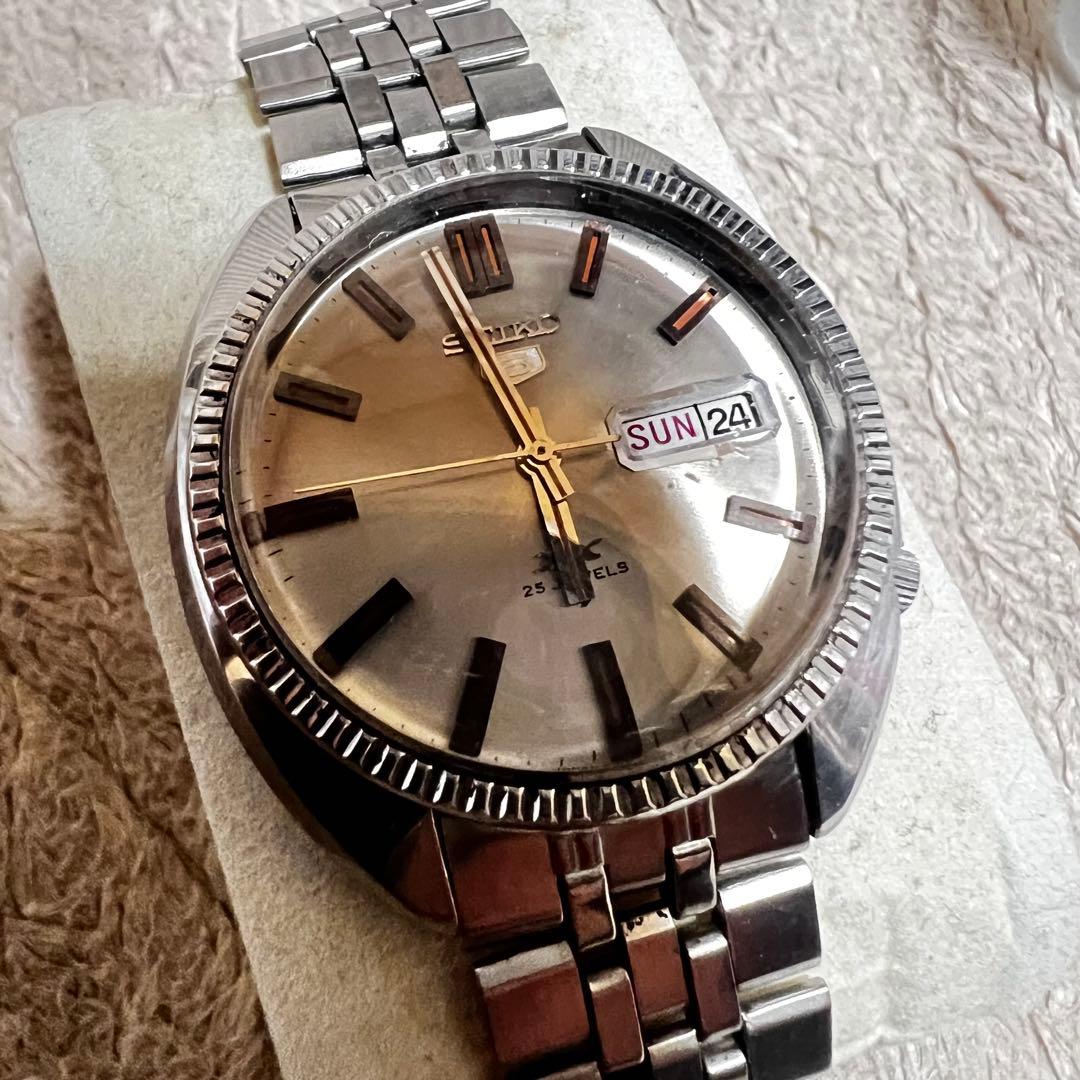 希少　美品稼働 ビンテージ時計6106-8141精工舎刻印あり