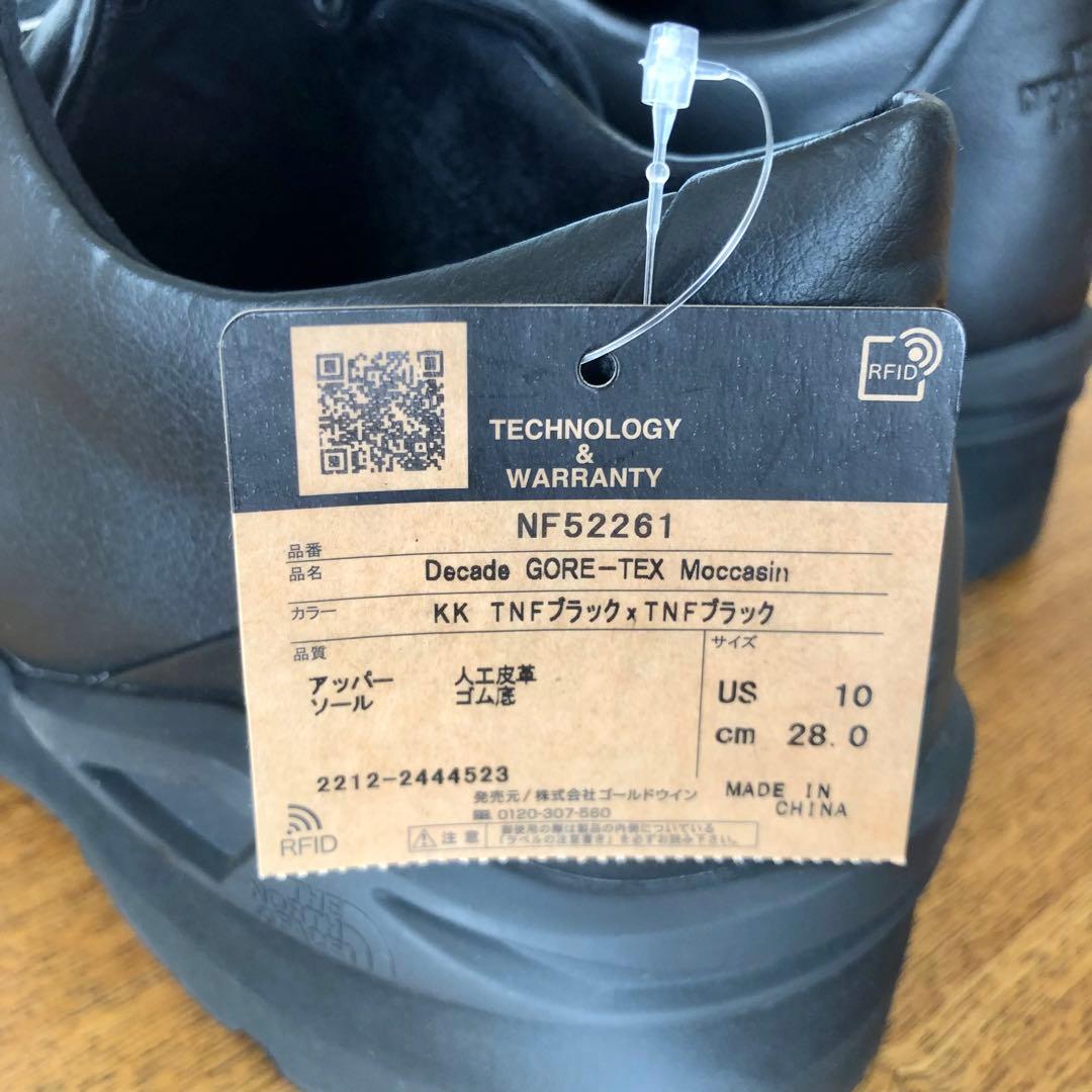 ノースフェイス ディケード ゴアテックス モカシン NF52261 28cm