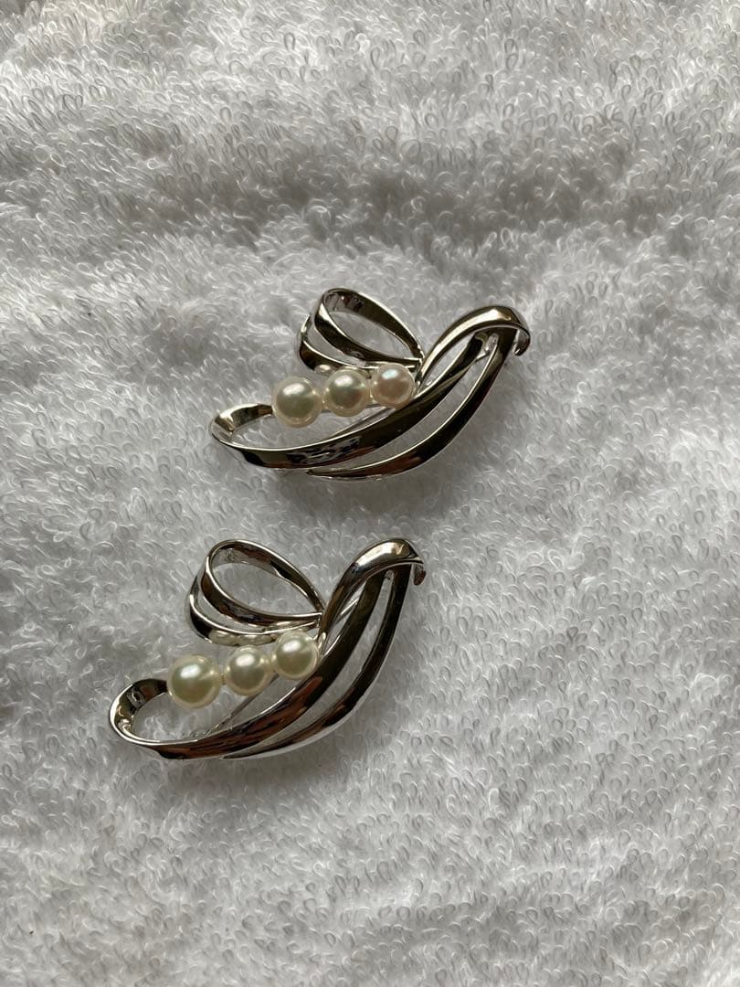 美品です❤︎ ミキモト　パール　本真珠　ブローチ　②