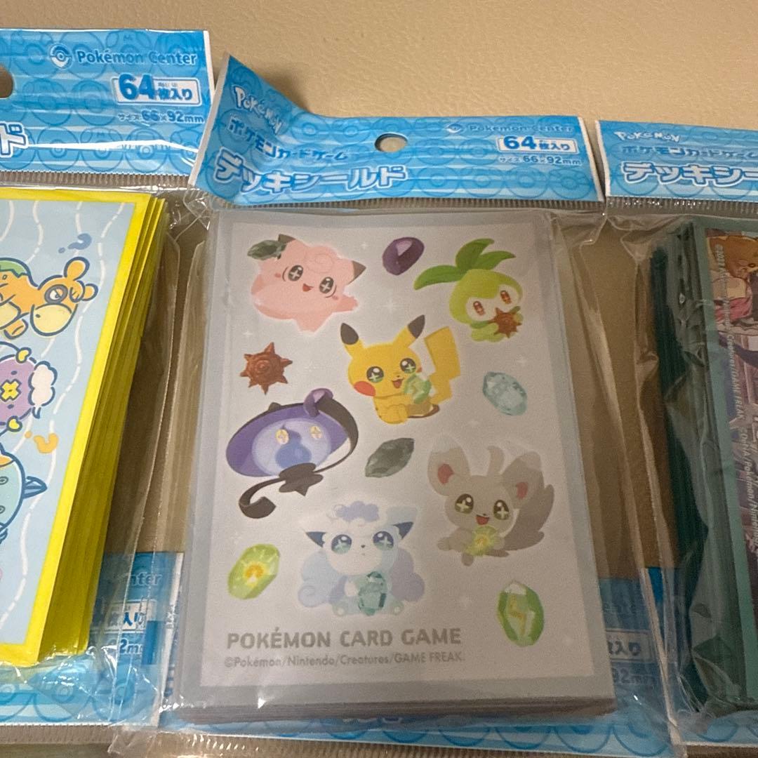 【新品未開封】デッキシールド スリーブ 6種セット ポケカ 64枚入り