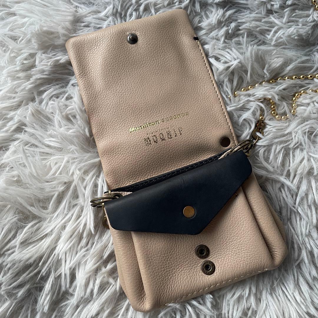 【未使用級】モキップ ミニパース ショルダーウォレット ガルーシャ