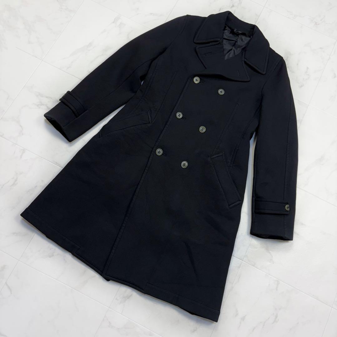 コムデギャルソン　チェスターコート　ダブルブレスト　M 黒 2004 日本製 1