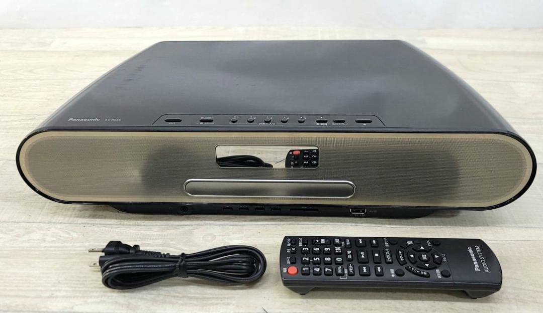 【良品】パナソニック コンパクトステレオシステム ブラック SC-RS55-K