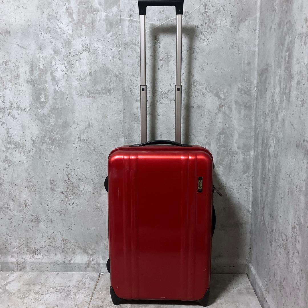 【希少】ゼロハリバートン キャリーケース 二輪 レッド