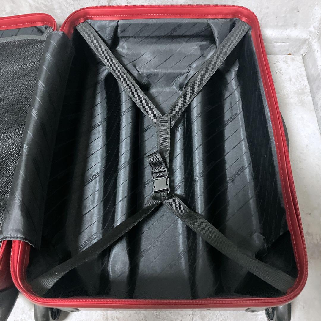 【希少】ゼロハリバートン キャリーケース 二輪 レッド