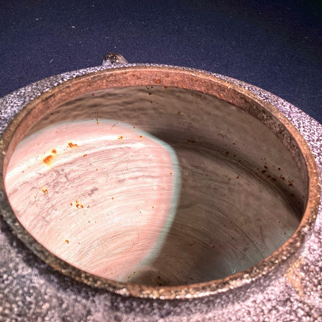 一ノ瀬宗也　佐藤浄清合作　唐銅鬼面風炉