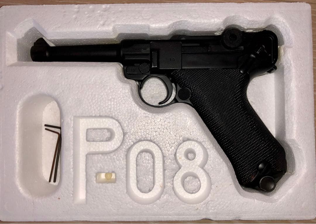 タナカ　ルガーp08 ABS ガスガン　中古