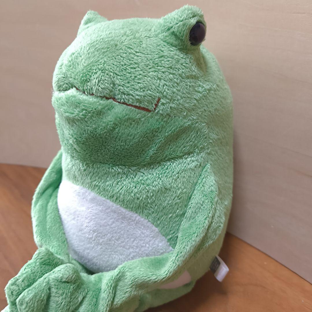 シナダ　ぬいぐるみ　カエル　レトロ　招福かえる　shinada