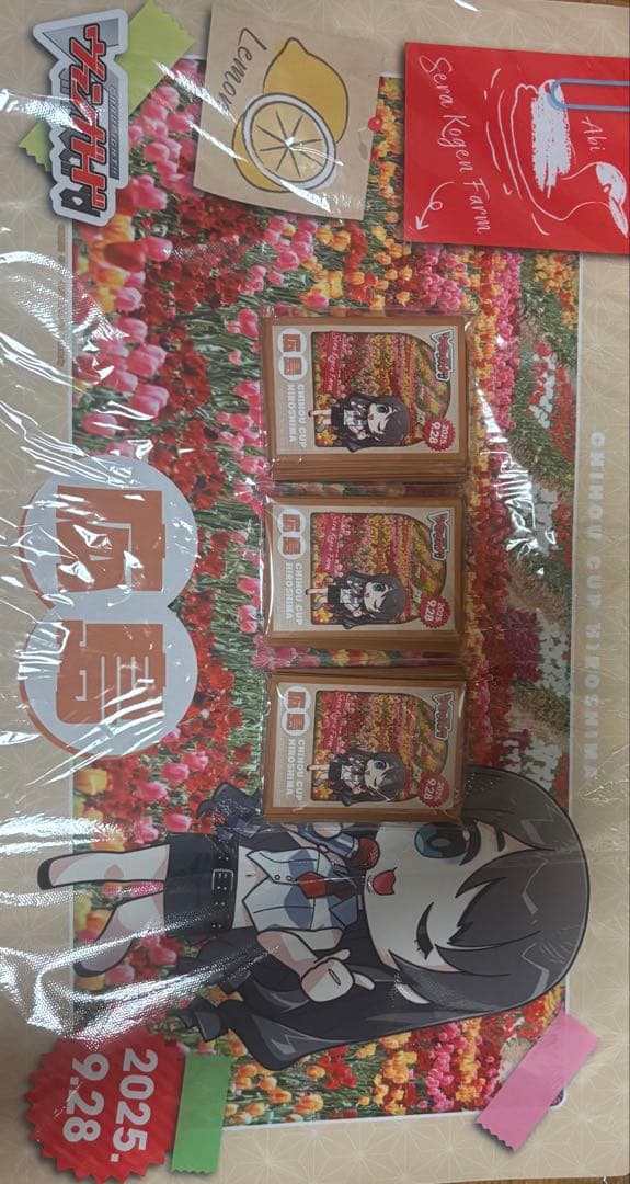 ヴァンガード 瀬戸トマリ　ちほうカップ広島　プレイマット スリーブセット