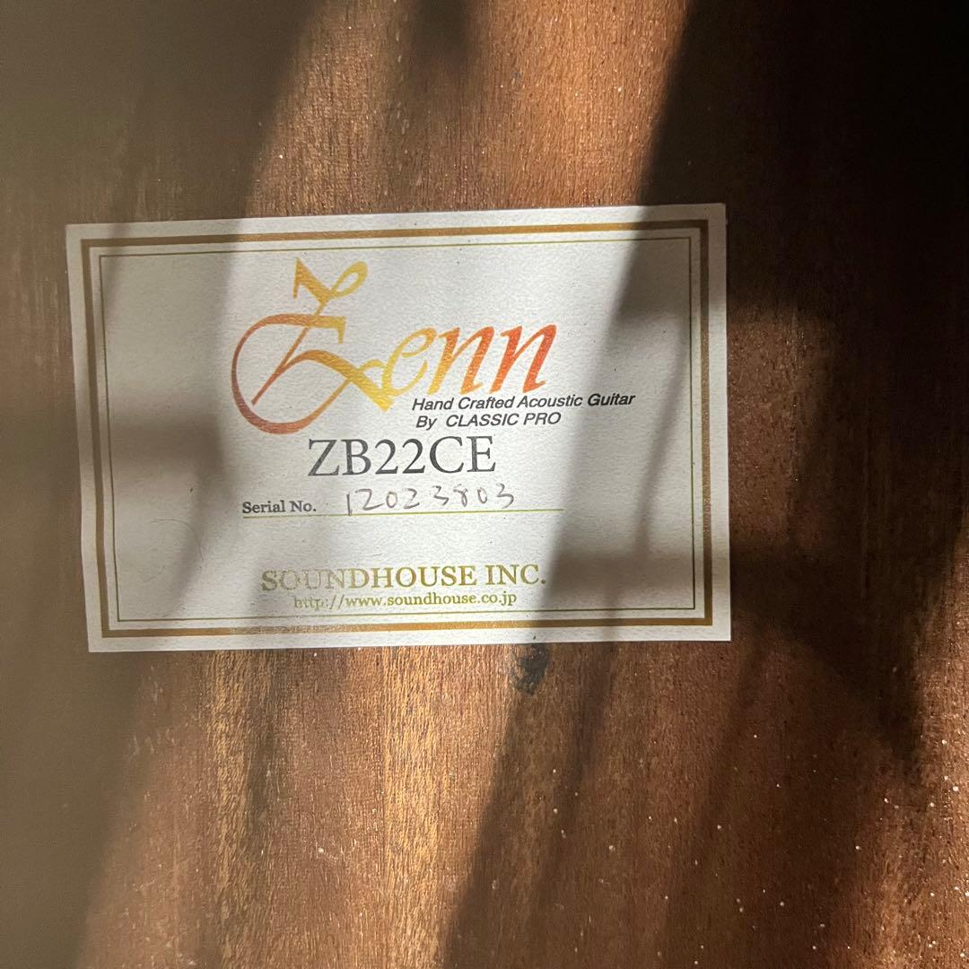 【11382】Zenn ZB22CE アコースティックベース アコベ エレアコ