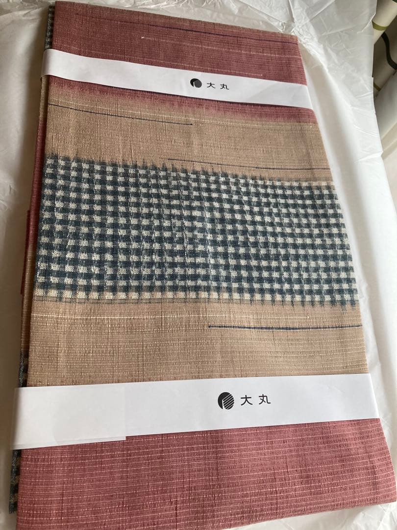 作り帯【新品・未使用】夏用　お洒落な名古屋帯　紬　カジュアル