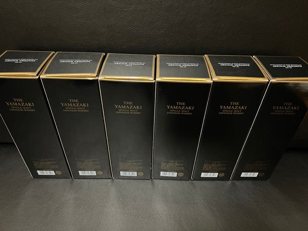 山崎 18年ウイスキー 空瓶・空箱6本セット