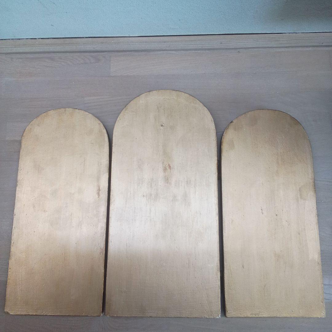 祭壇画 トリプティック 　イタリア土産品ビンテージ