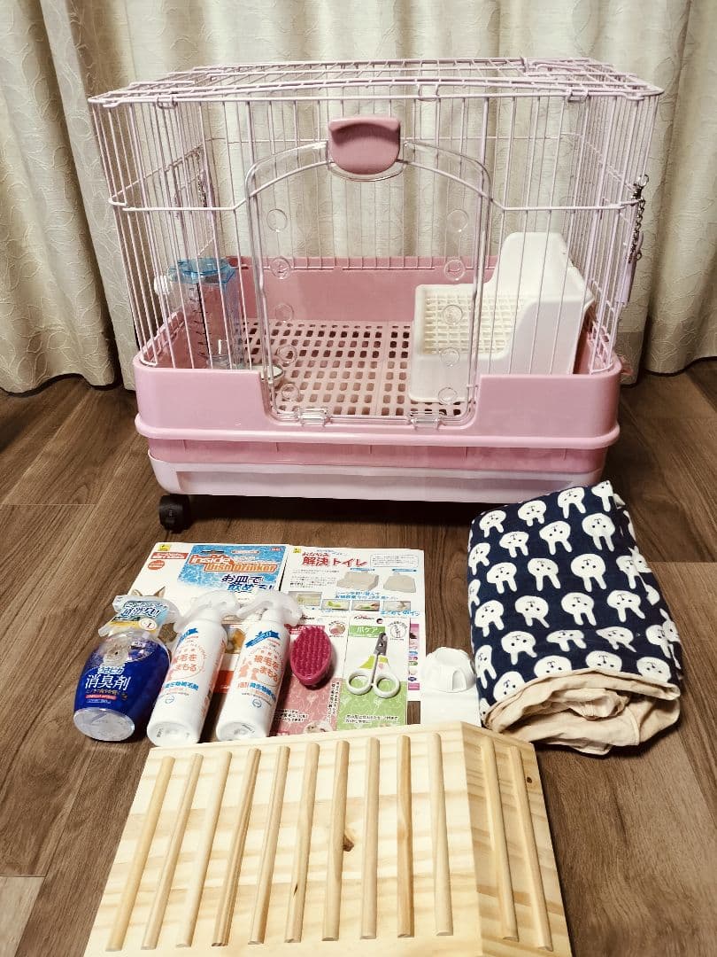 うさぎ飼育セット（ケージ、トイレ、給水器、ケージカバーなど）新品未使用