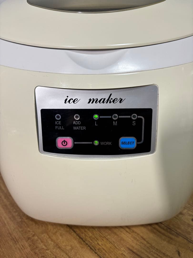 アイスメーカー◎家庭用高速製氷機◎WF-ICE01◎クラッシュアイス◎取説付き