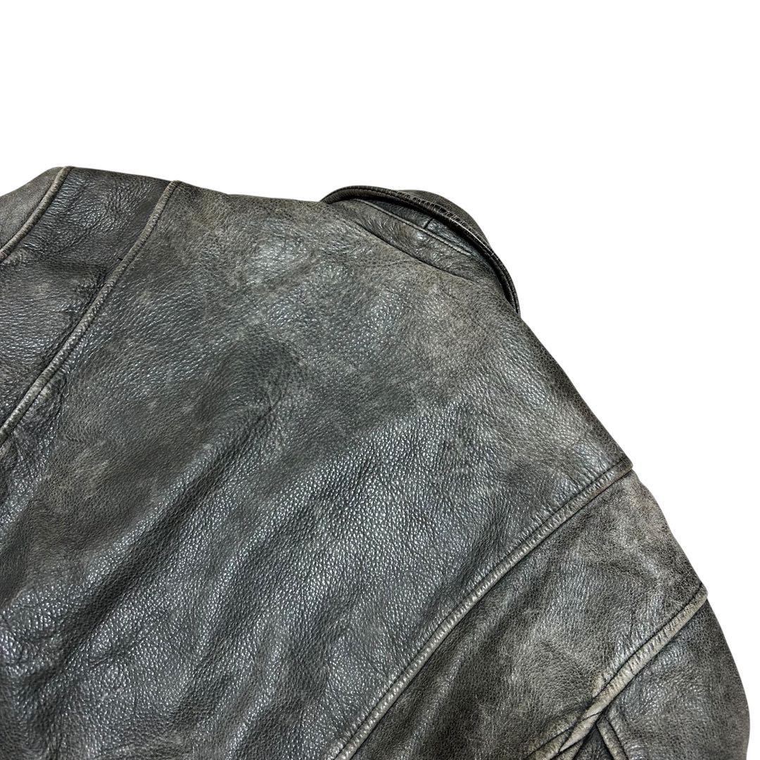 希少　Eddie Bauer レザージャケット　シングルライダース　雰囲気◎
