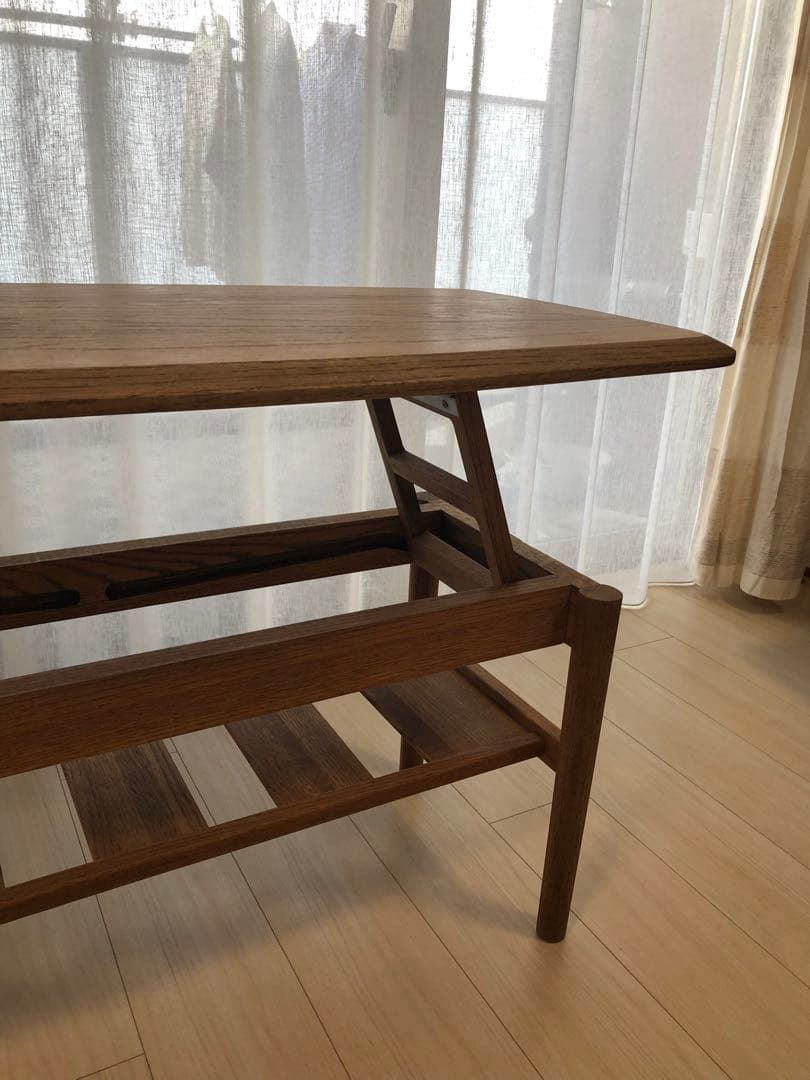 モモナチュラル momonatural 昇降式ローテーブル